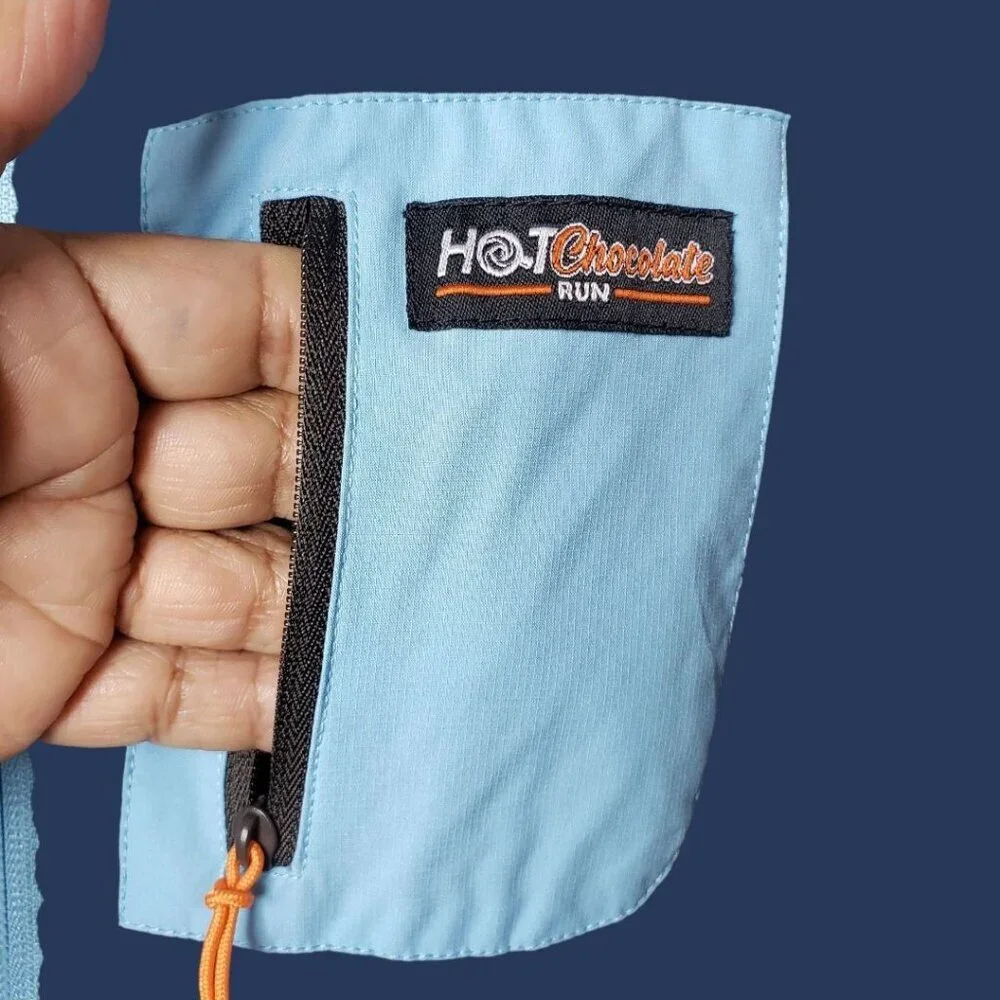 Ventures Endurance Unisex Hooded Jacket Hot Chocolate Brown/Blue Medium - Picture 7 of 11